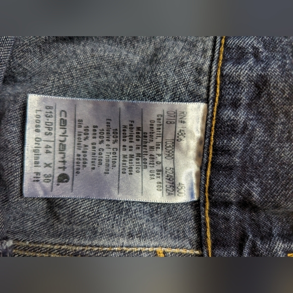 Mens Carhartt jeans 44X30 - Picture 8 of 9